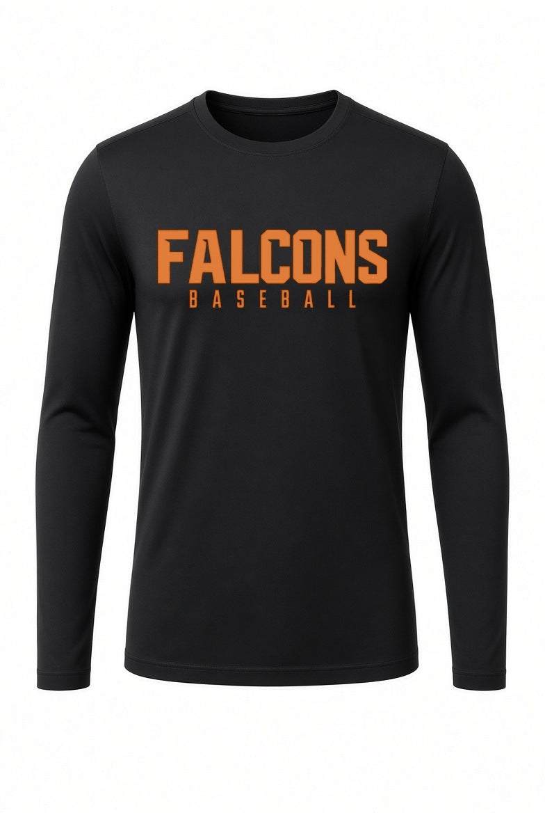 Falcons Baseball Long Sleeve T-Shirt