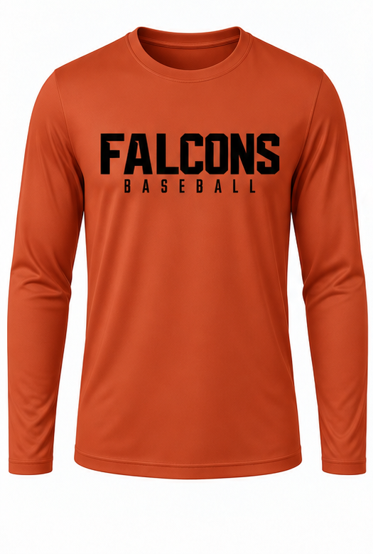 Falcons Baseball Long Sleeve T-Shirt