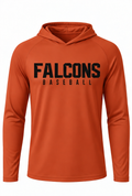 Falcons Baseball Long Sleeve Hooded